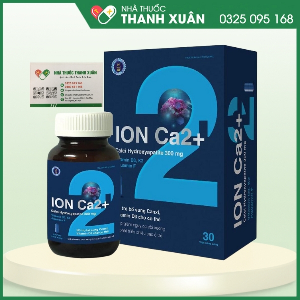 ION Ca2+ - Giúp xương và răng chắc khỏe